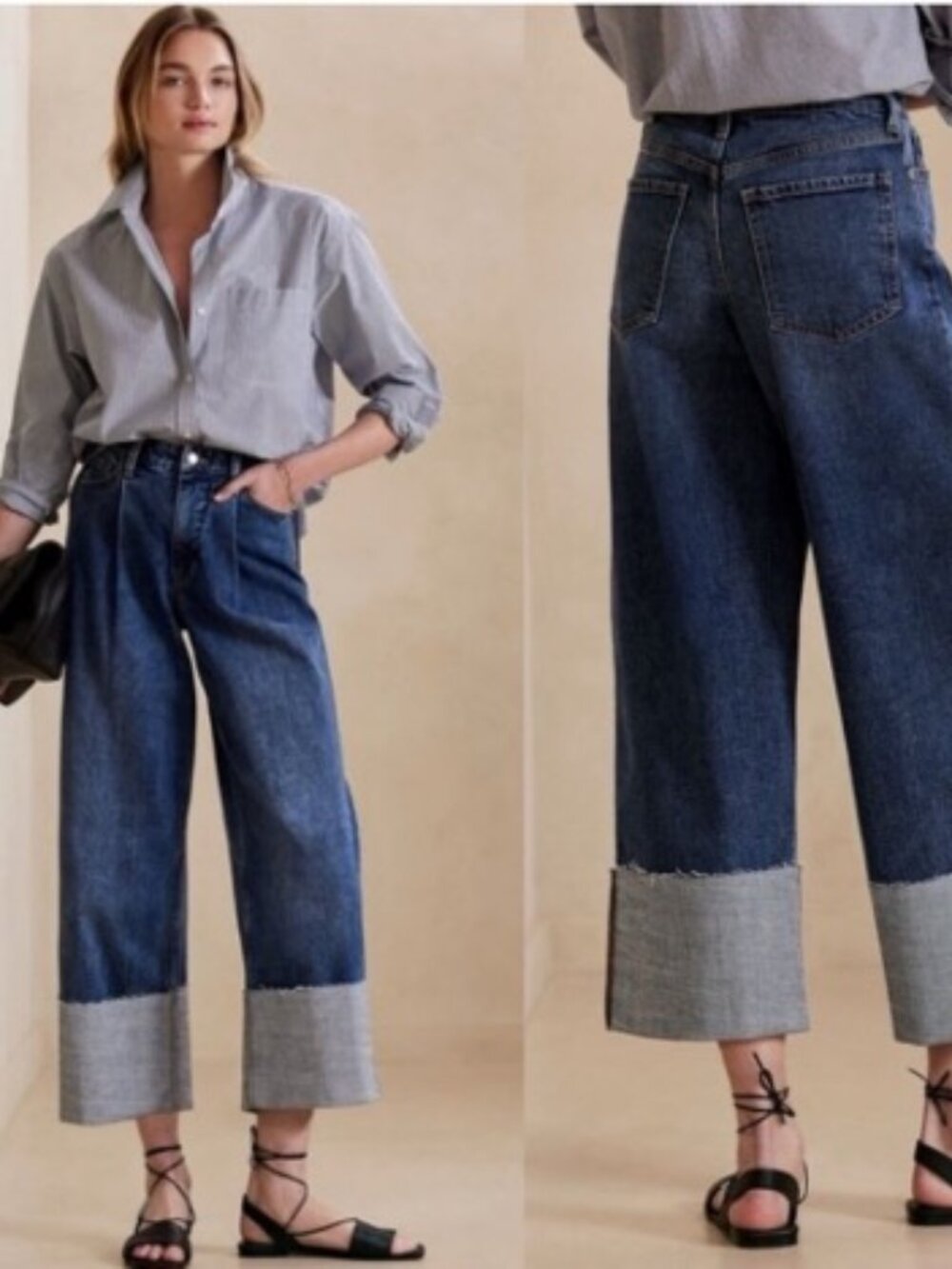 Banana Republic Exaggerated Cuffs